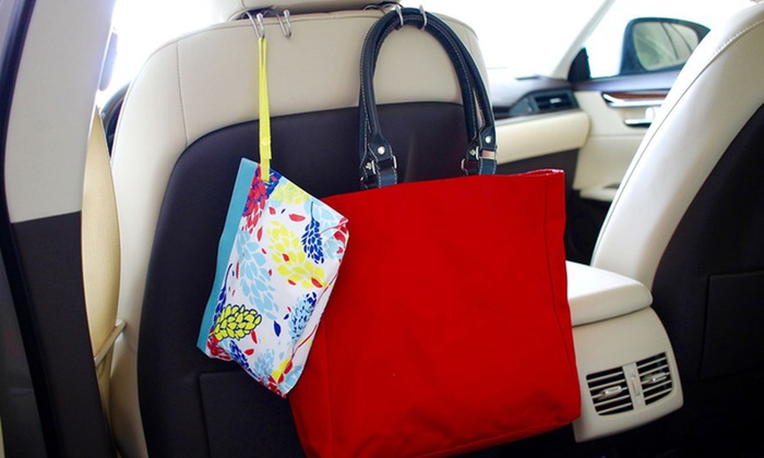 Car Headrest Back Seat Storage Hooks (2-Pack)